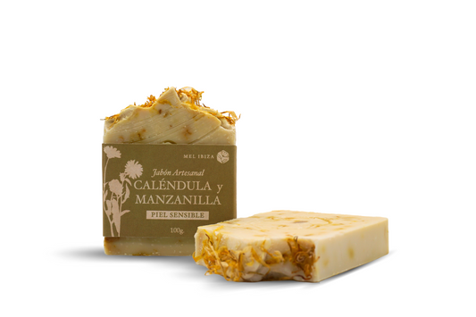 JABÓN DE CALÉNDULA Y MANZANILLA