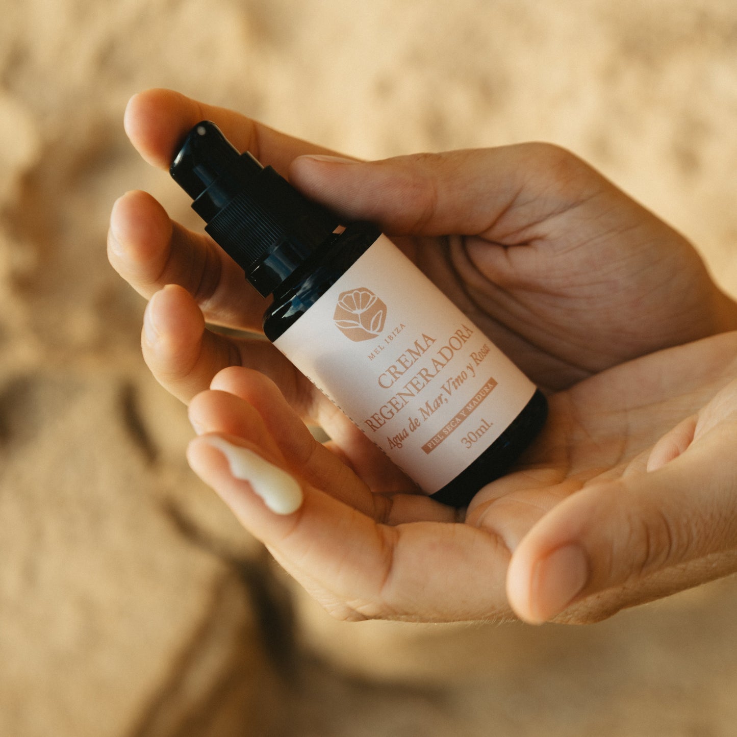 Crema facial natural regeneradora