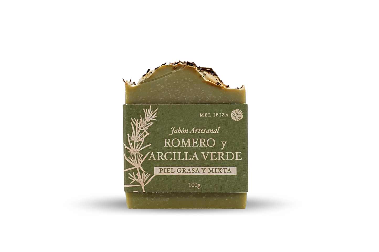 JABÓN DE ROMERO Y ARCILLA VERDE